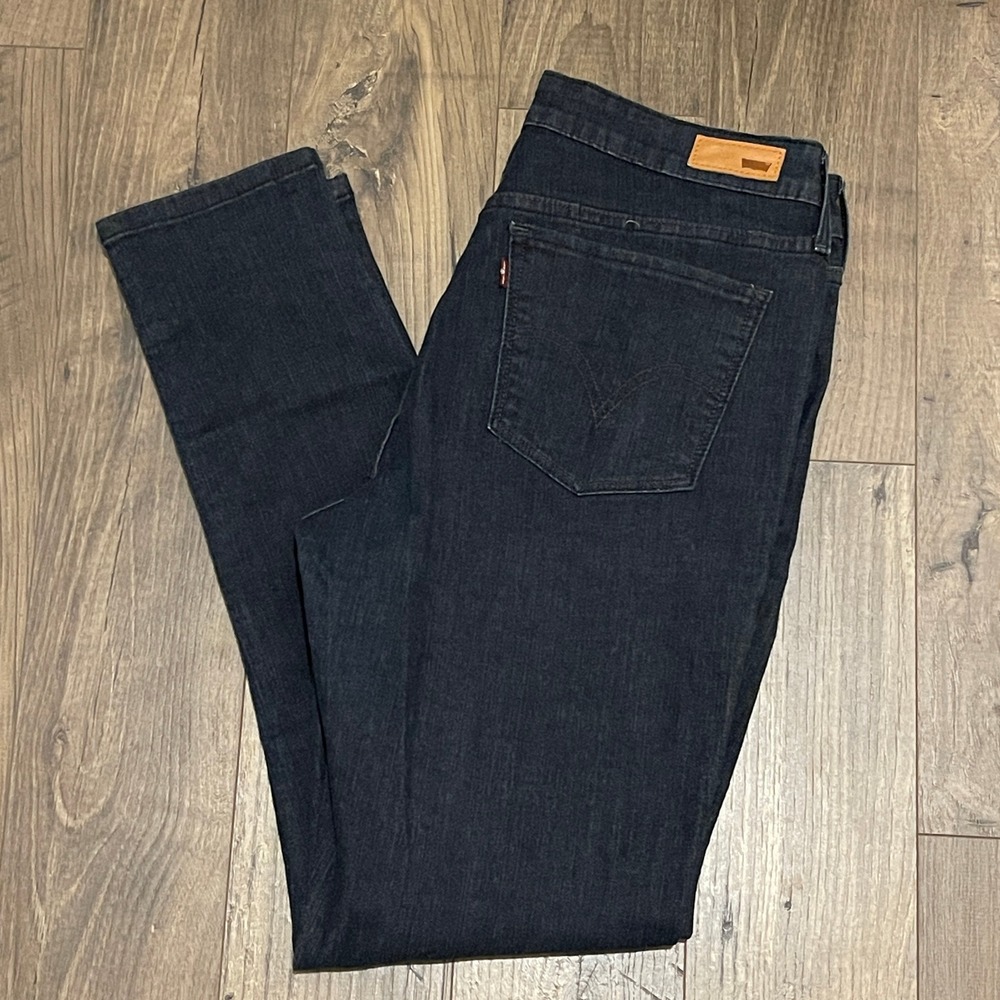 Levis Legging Jeans Women 14M W32 L32 Dark Indigo Stretch Skinny Denim 584550040